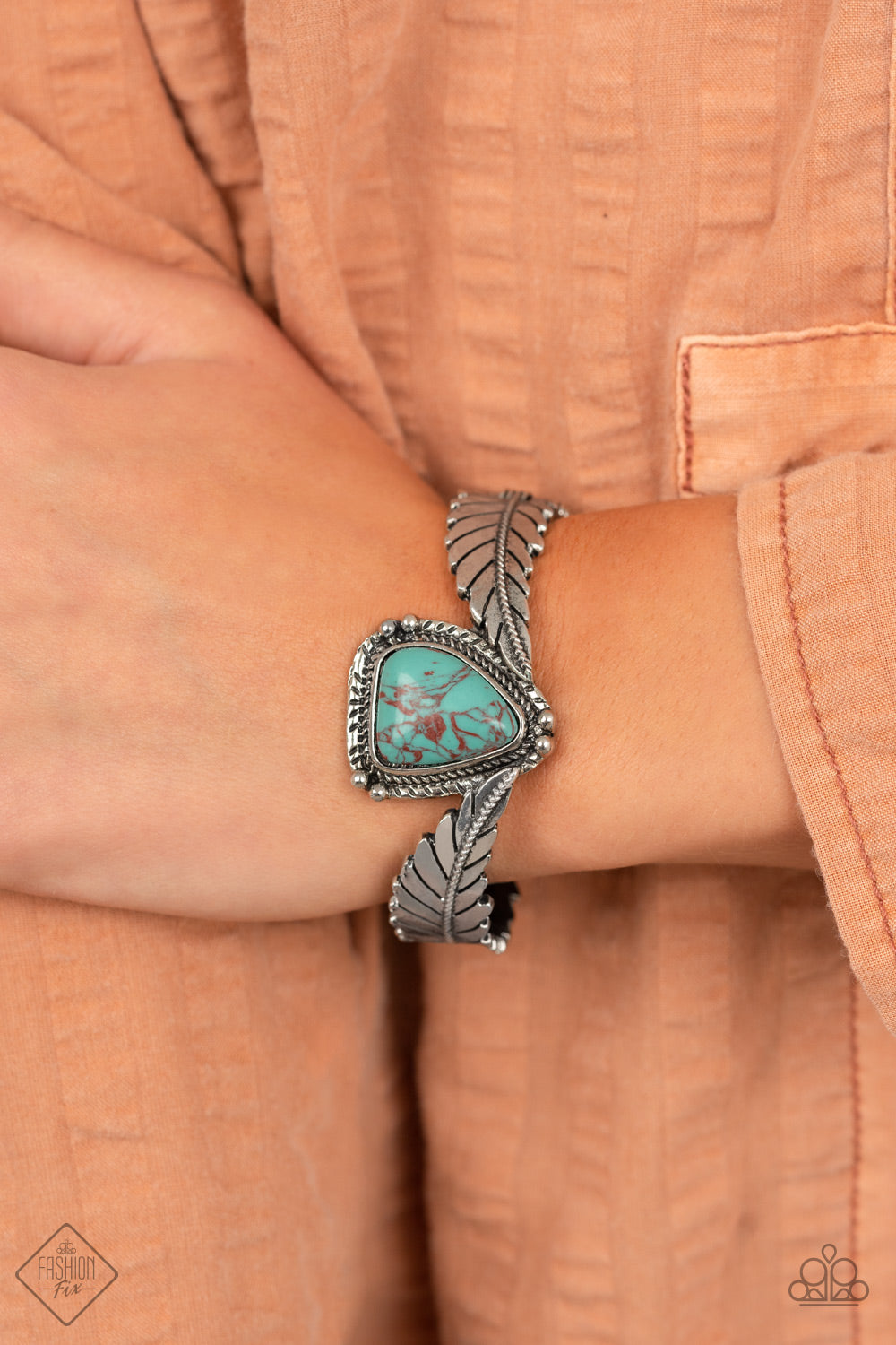 Paparazzi - Desert Roost - Blue Bracelet