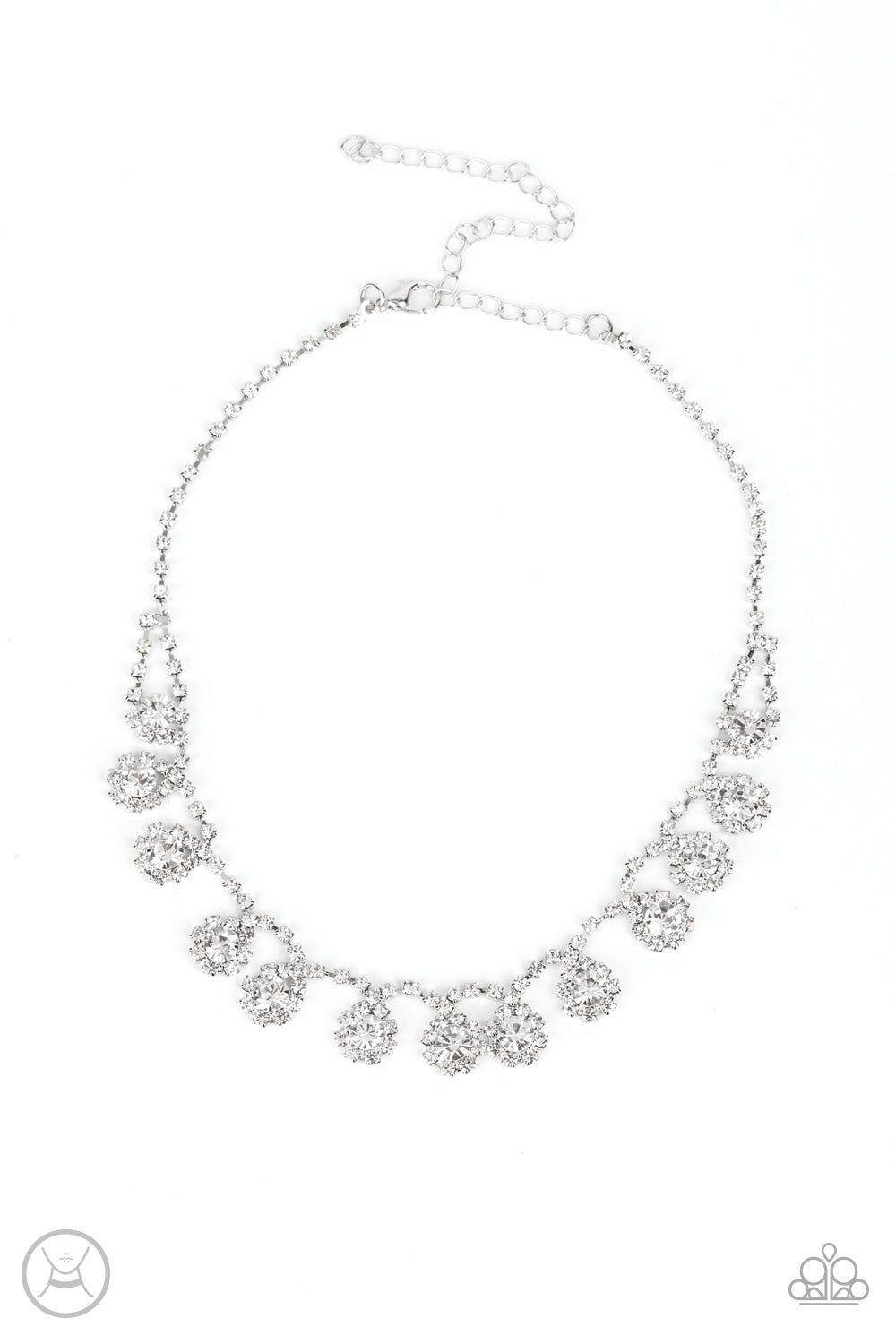 Paparazzi - Princess Prominence - White Necklace