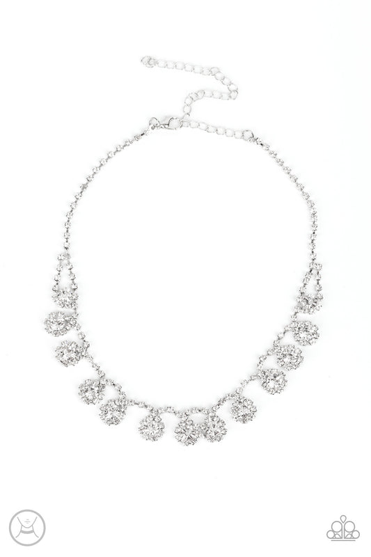 Paparazzi - Princess Prominence - White Necklace