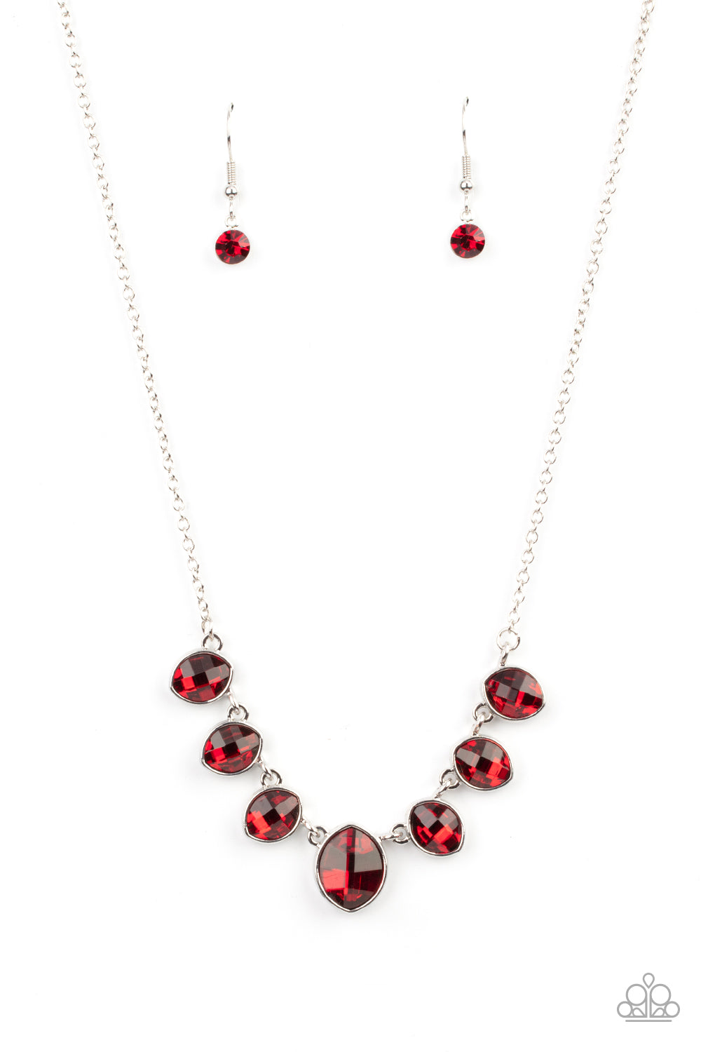 Paparazzi - Material Girl Glamour - Red Necklace