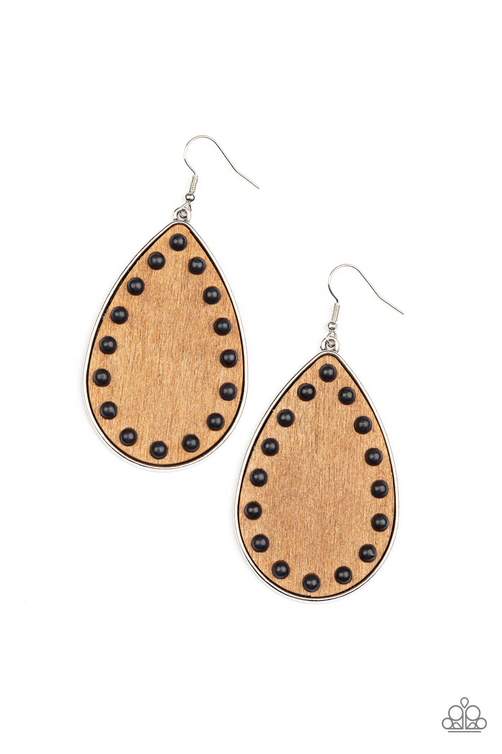 Paparazzi - Rustic Refuge - Black Earrings