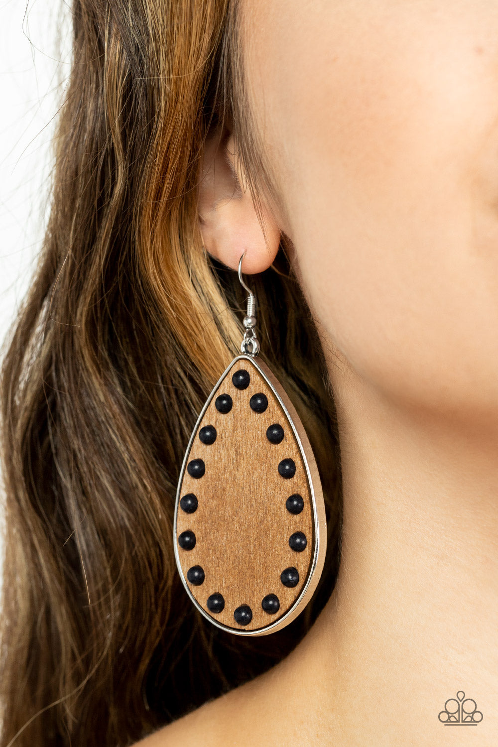 Paparazzi - Rustic Refuge - Black Earrings