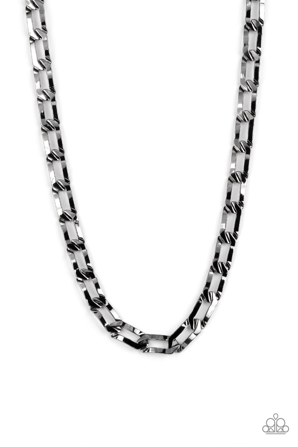 Paparazzi- Full-Court Press - Black Necklace