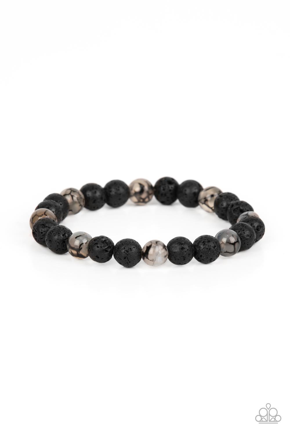 Paparazzi - Molten Mogul - Black Urban Bracelet