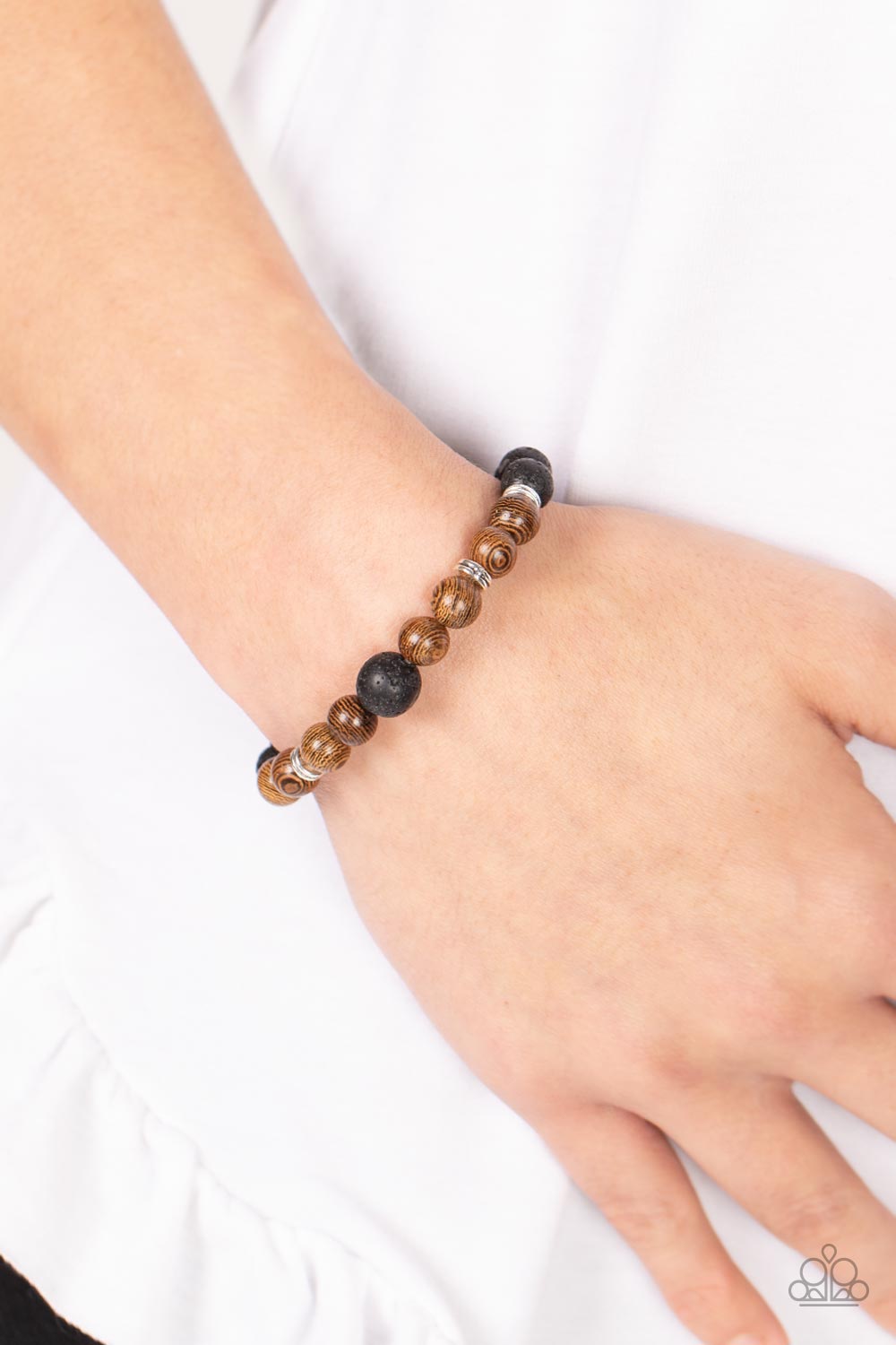 Paparazzi - Neutral Zone - Brown Bracelet