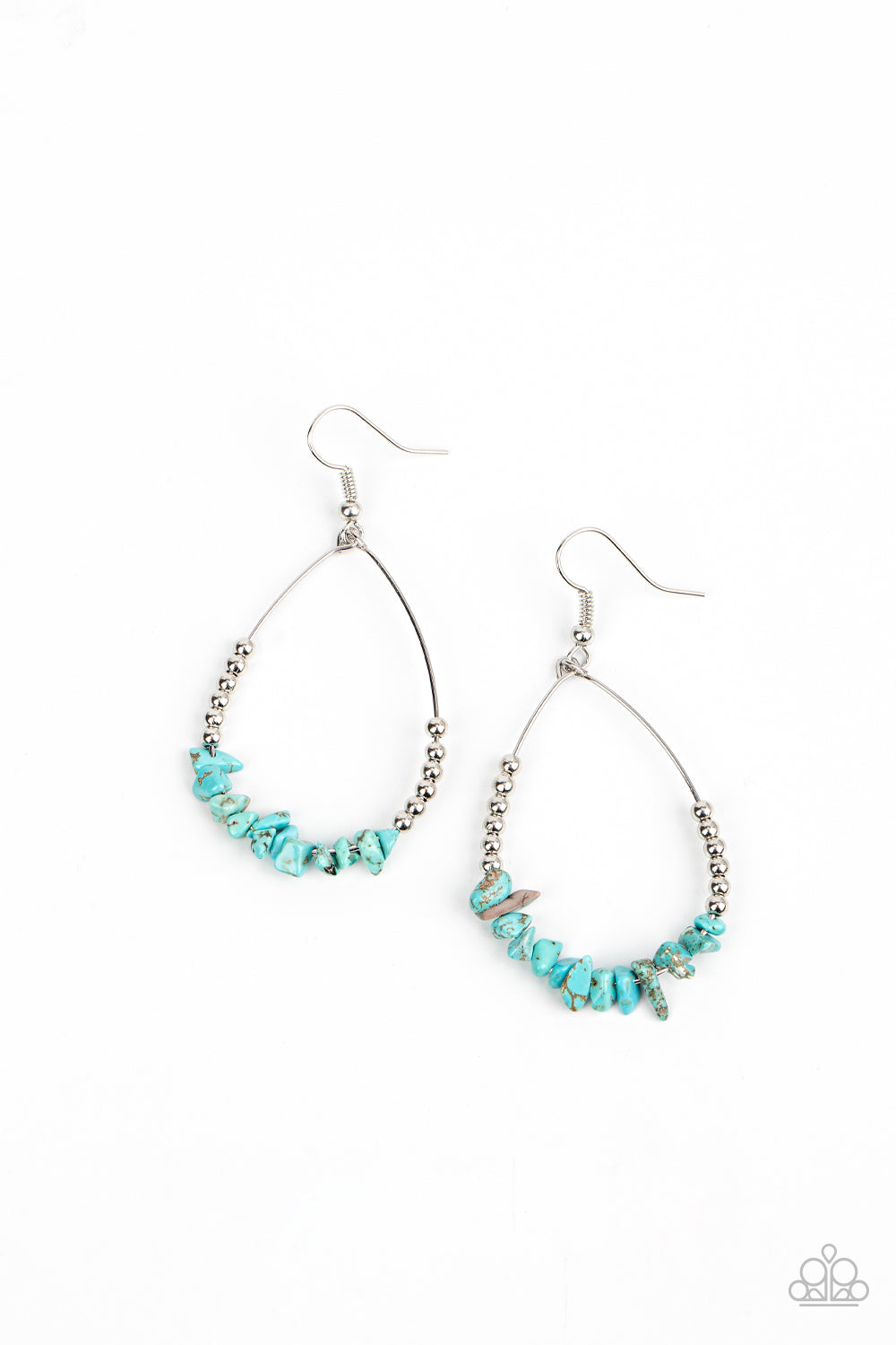 Paparazzi - Come Out of Your SHALE - Blue Earrings