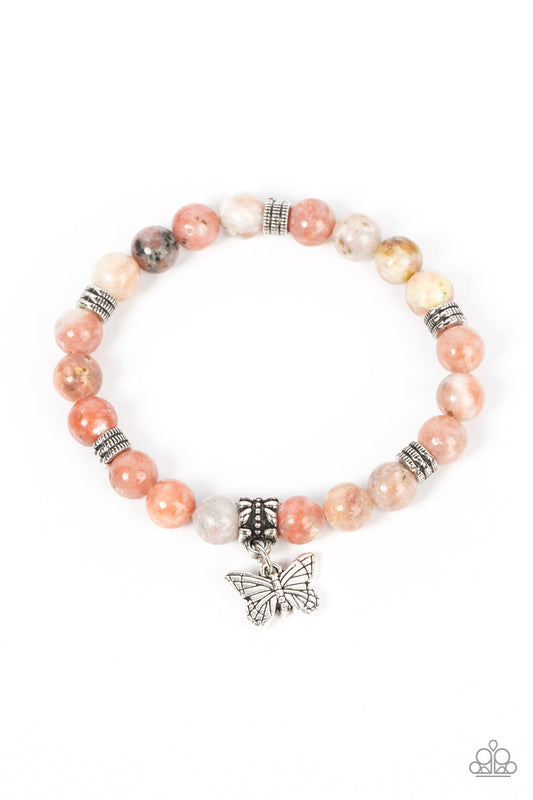 Paparazzi - Butterfly Nirvana - Pink Bracelet