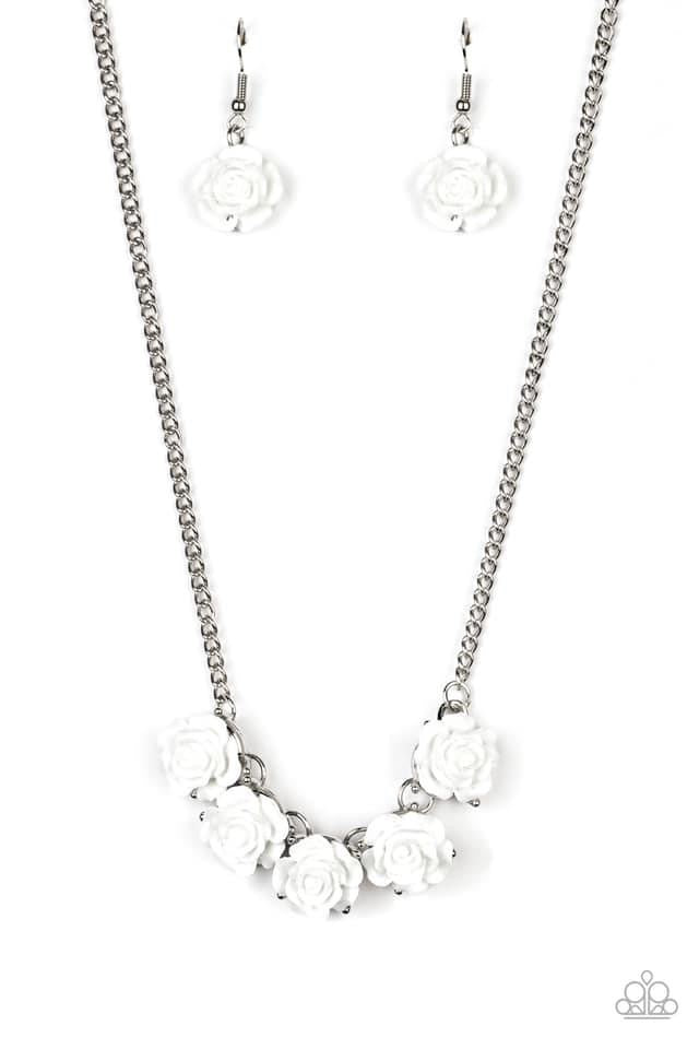 Paparazzi - Garden Party Posh White Necklace