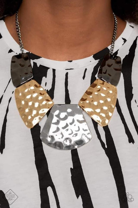 Paparazzi - Haute Plates Multi Necklace