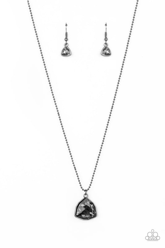 Paparazzi - Galactic Duchess - Black Necklaces