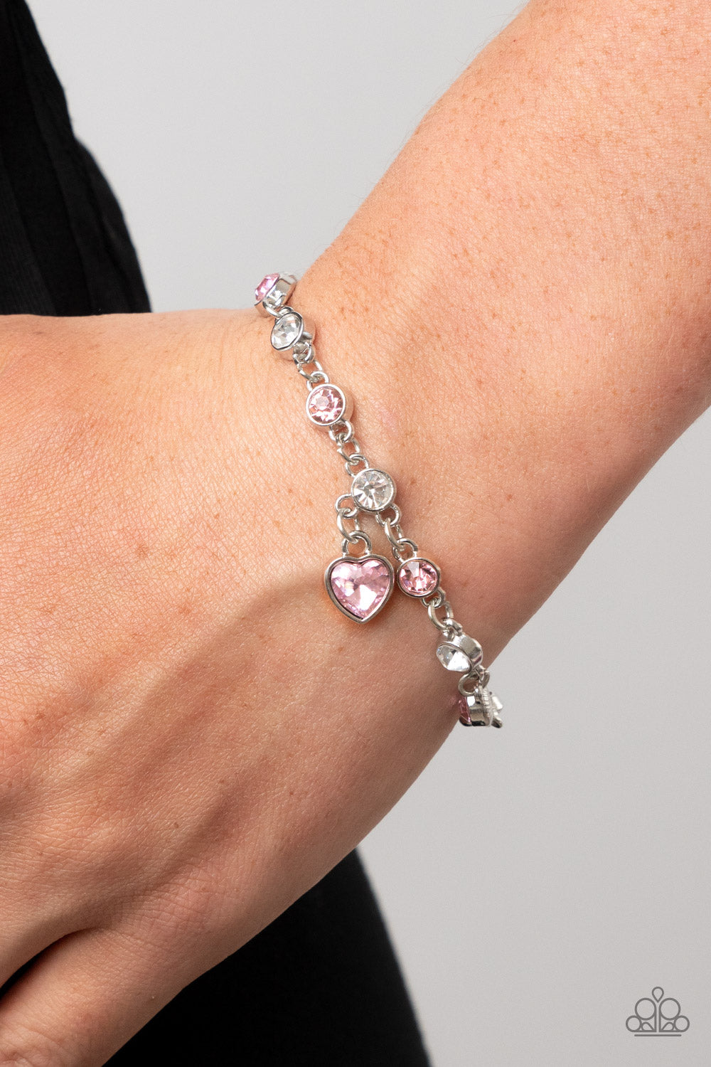 Paparazzi - Truly Lovely - Pink Bracelet