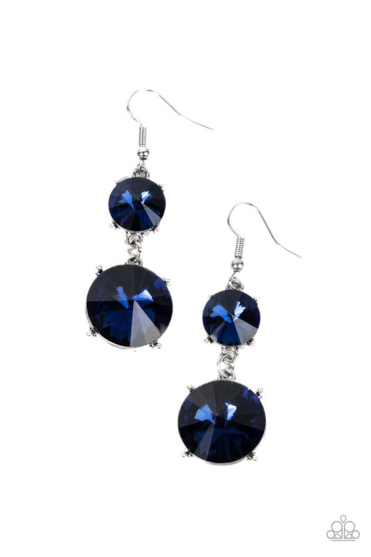 Paparazzi - Sizzling Showcase - Blue Earrings