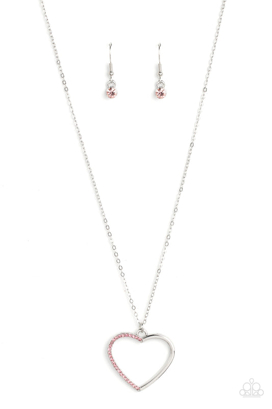 Paparazzi- Love to Sparkle - Pink Necklace