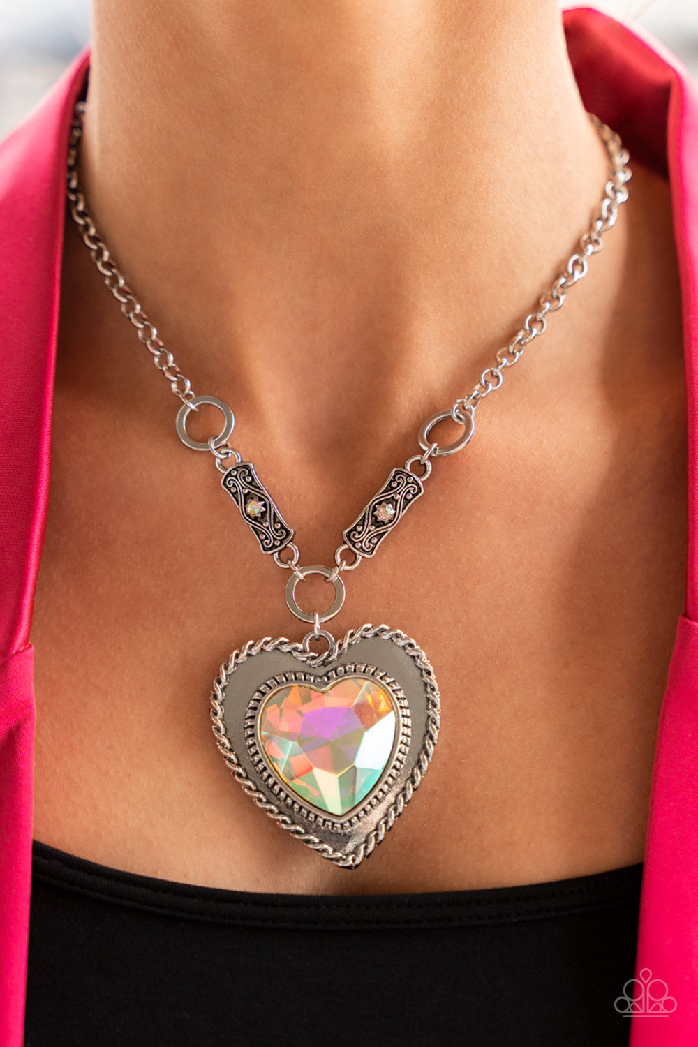 Paparazzi - Heart Full of Fabulous - Multi Necklace - April 2022