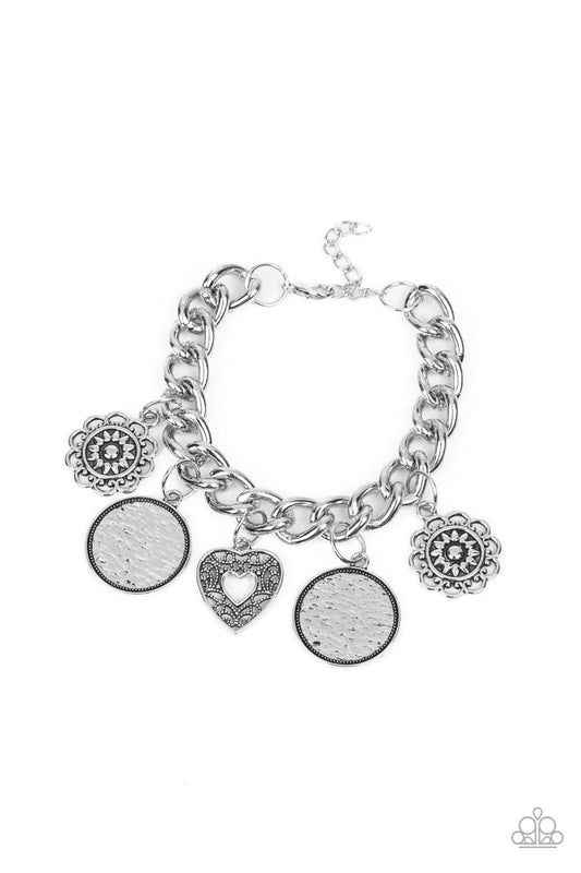 Paparazzi - Complete CHARM-ony - Silver Bracelet