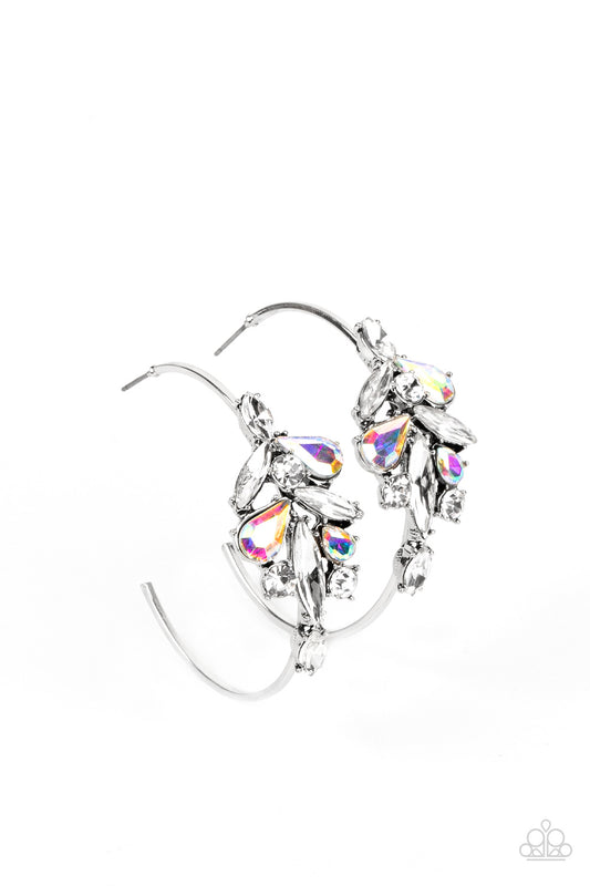 Paparazzi - Arctic Attitude - Multi Hoop Earrings