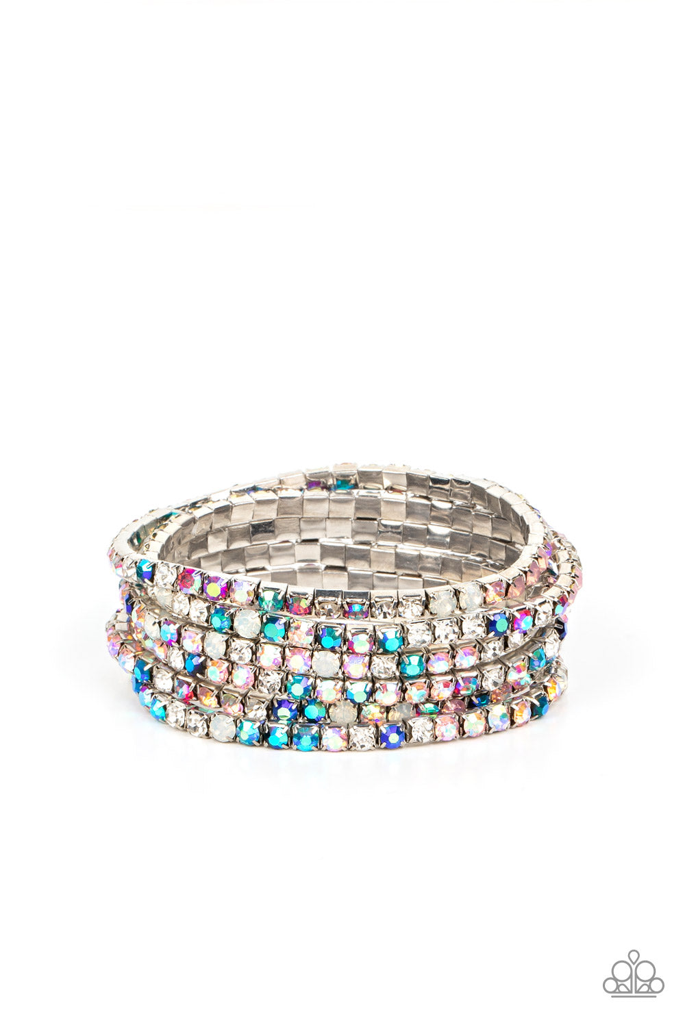 Paparazzi - Rock Candy Range - Multi Stretchy Bracelet