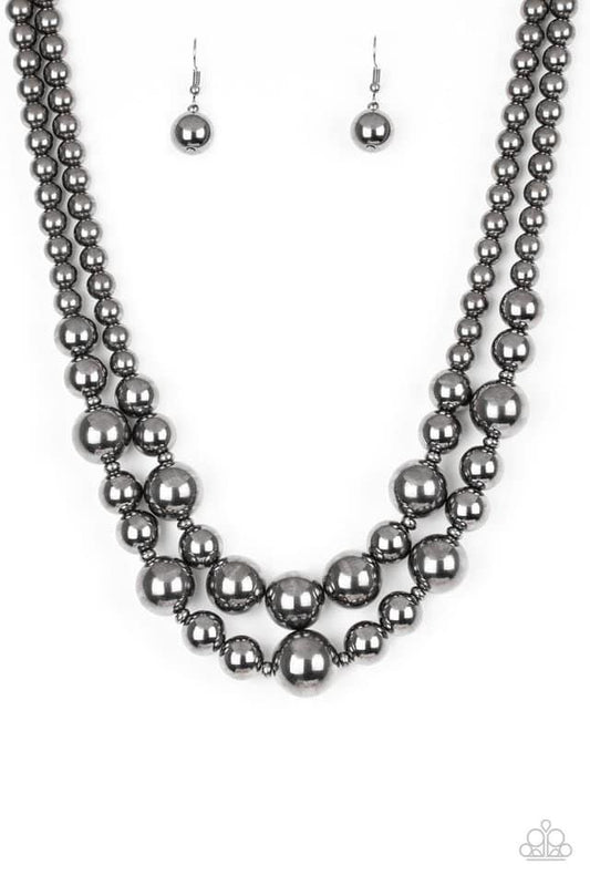 Paparazzi - I Double Dare You - Black Necklace