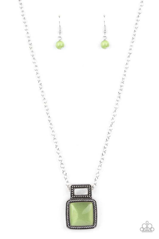 Paparazzi - Ethereally Elemental - Green Necklace