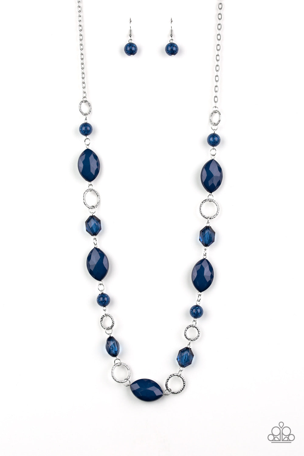 Paparazzi - Shimmer Simmer - Blue Necklace