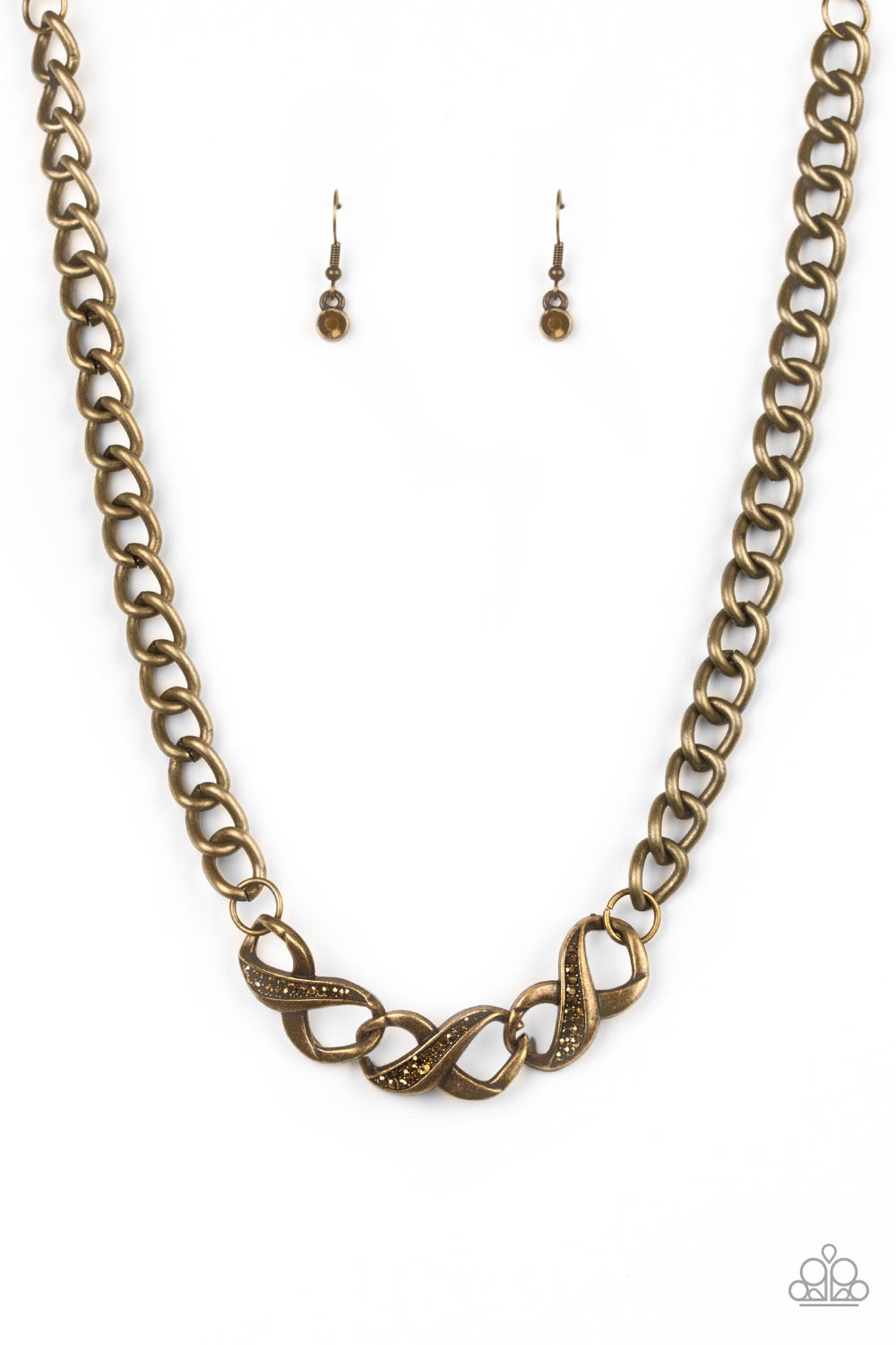 Paparazzi - Infinite Impact - Brass Necklace