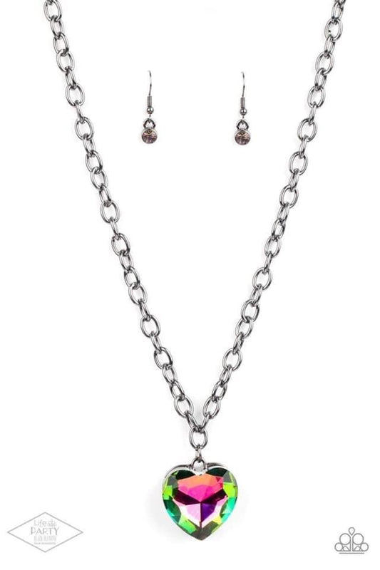 Paparazzi - Flirtatiously Flashy Multi Necklace