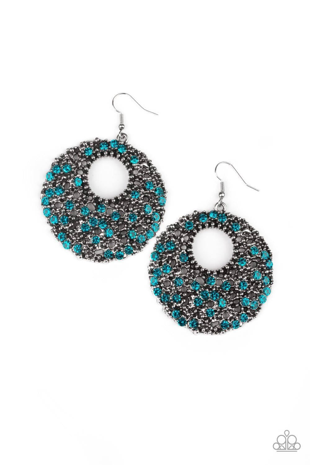 Paparazzi- Starry Showcase - Blue Earrings