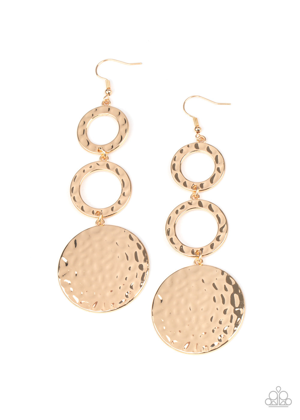 Paparazzi- Blooming Baubles - Gold Earrings