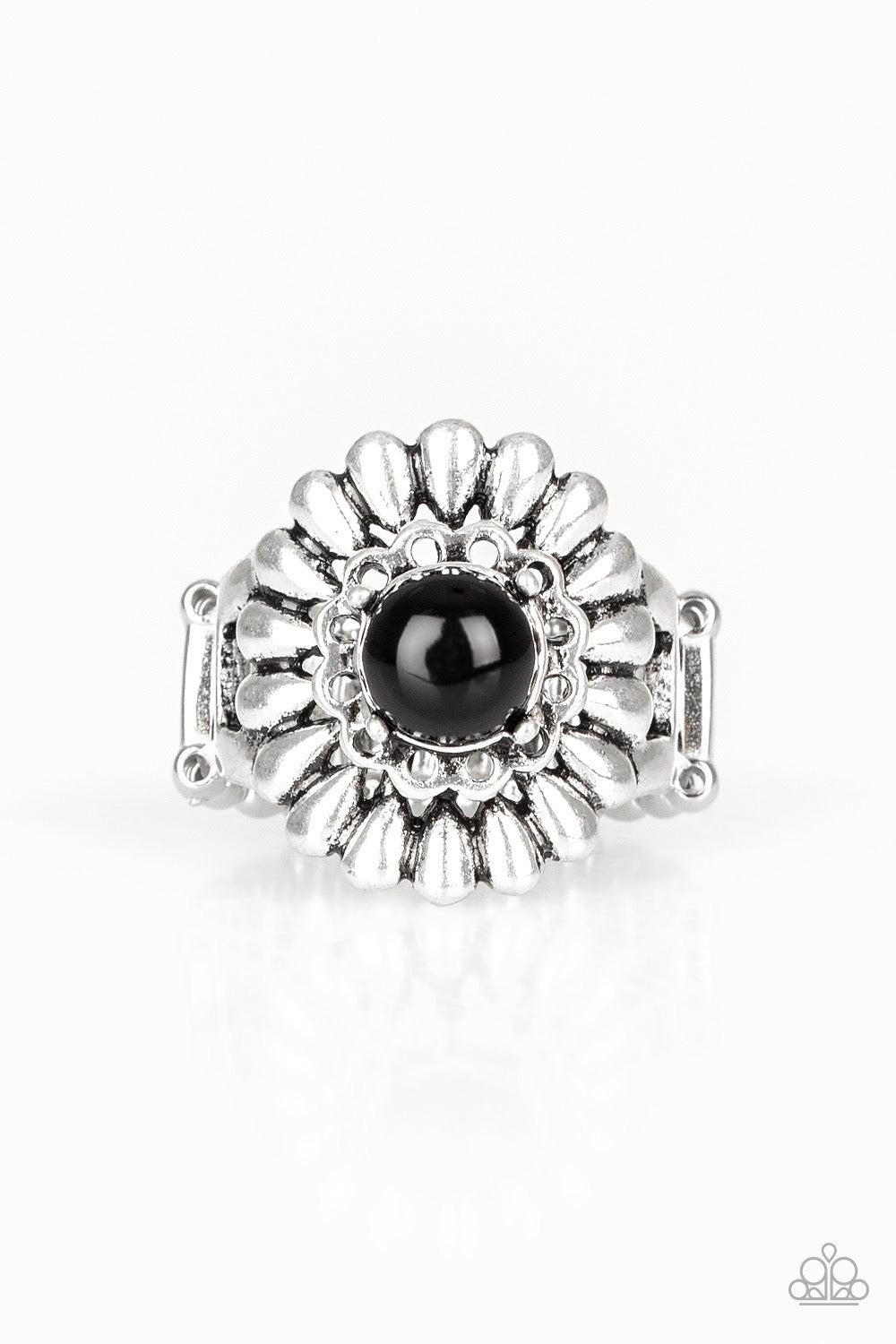 Paparazzi - Poppy Pep - Black Ring