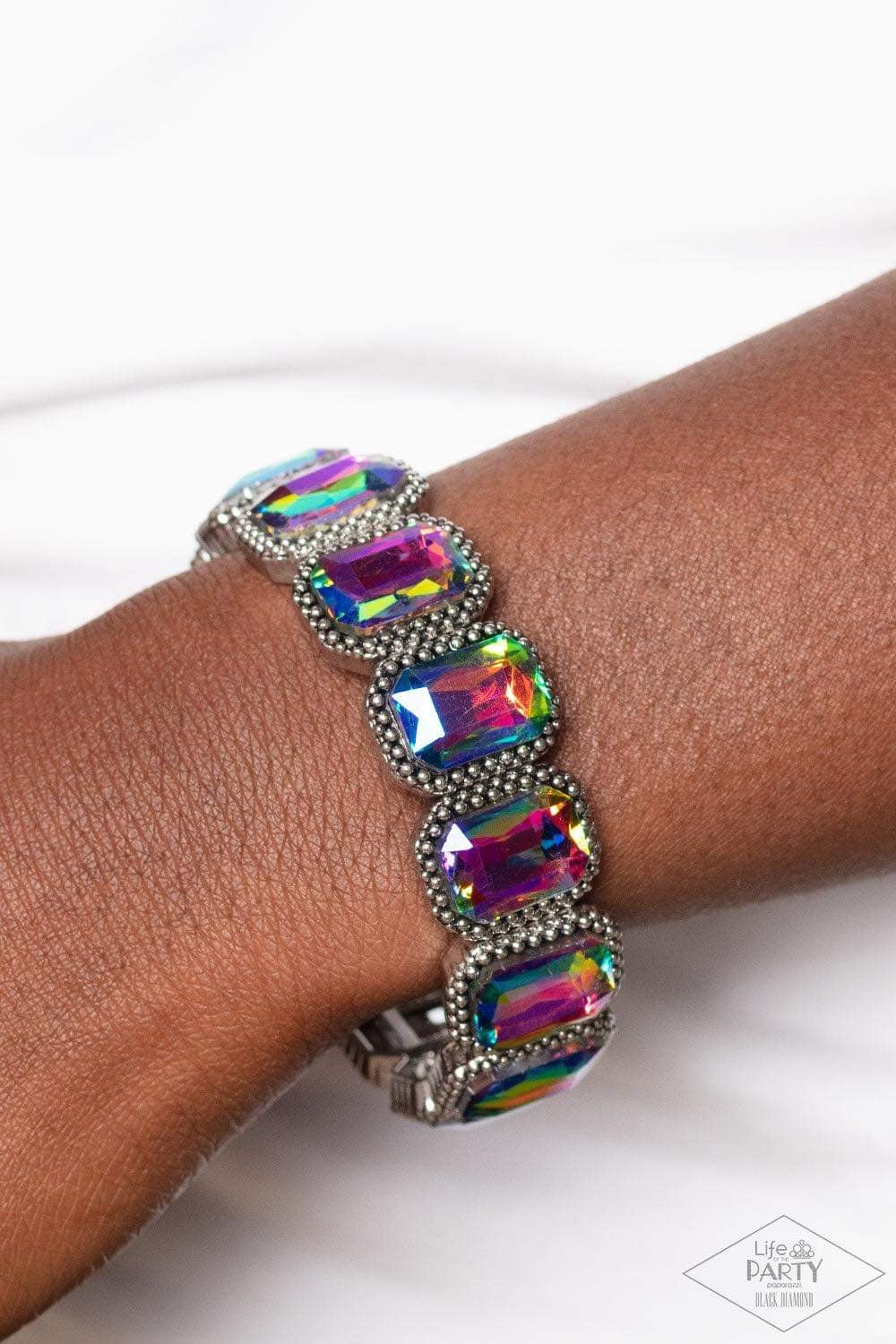 Paparazzi - Studded Smolder- Multi Bracelet