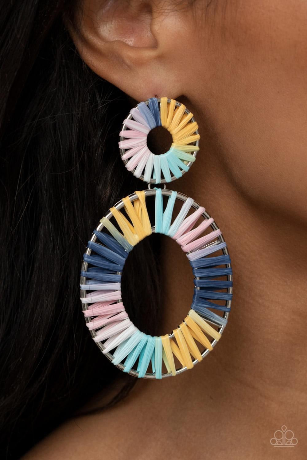 Paparazzi- Foxy Flamenco - Multi Earrings