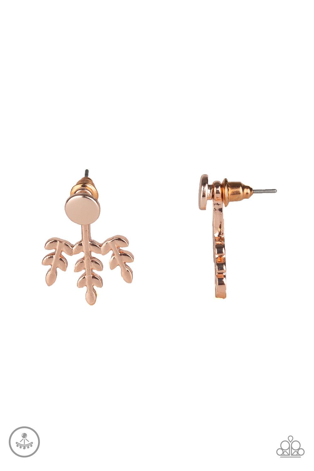 Paparazzi- Autumn Shimmer - Rose Gold Post Earrings