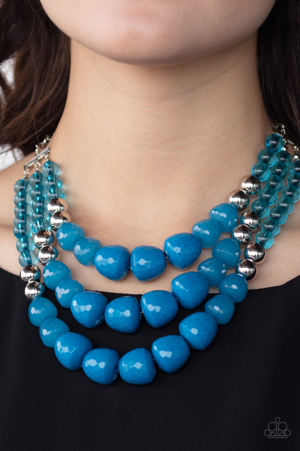 Paparazzi- Forbidden Fruit Blue Necklace