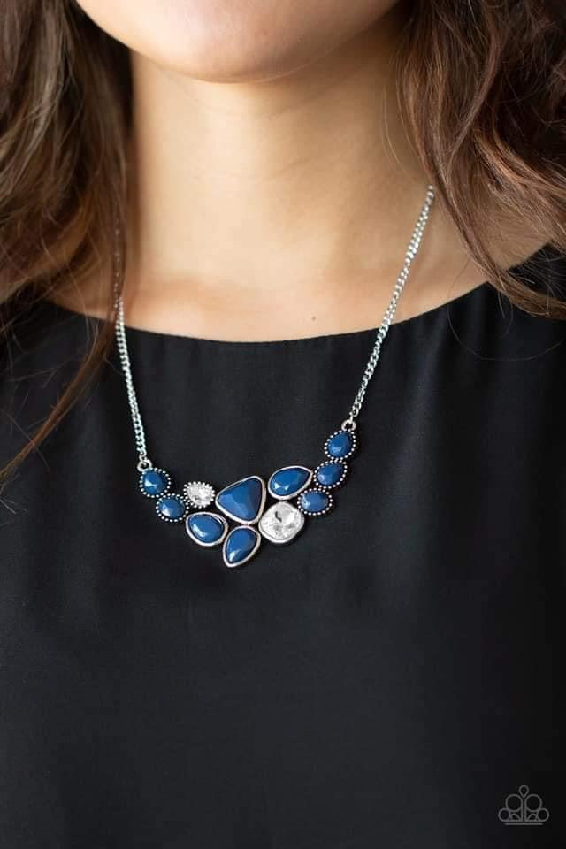 Paparazzi - Breathtaking Brilliance - Blue Necklace