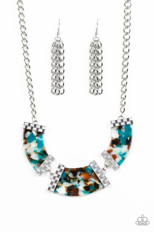 Paparazzi - HAUTE-Blooded - Blue Necklace