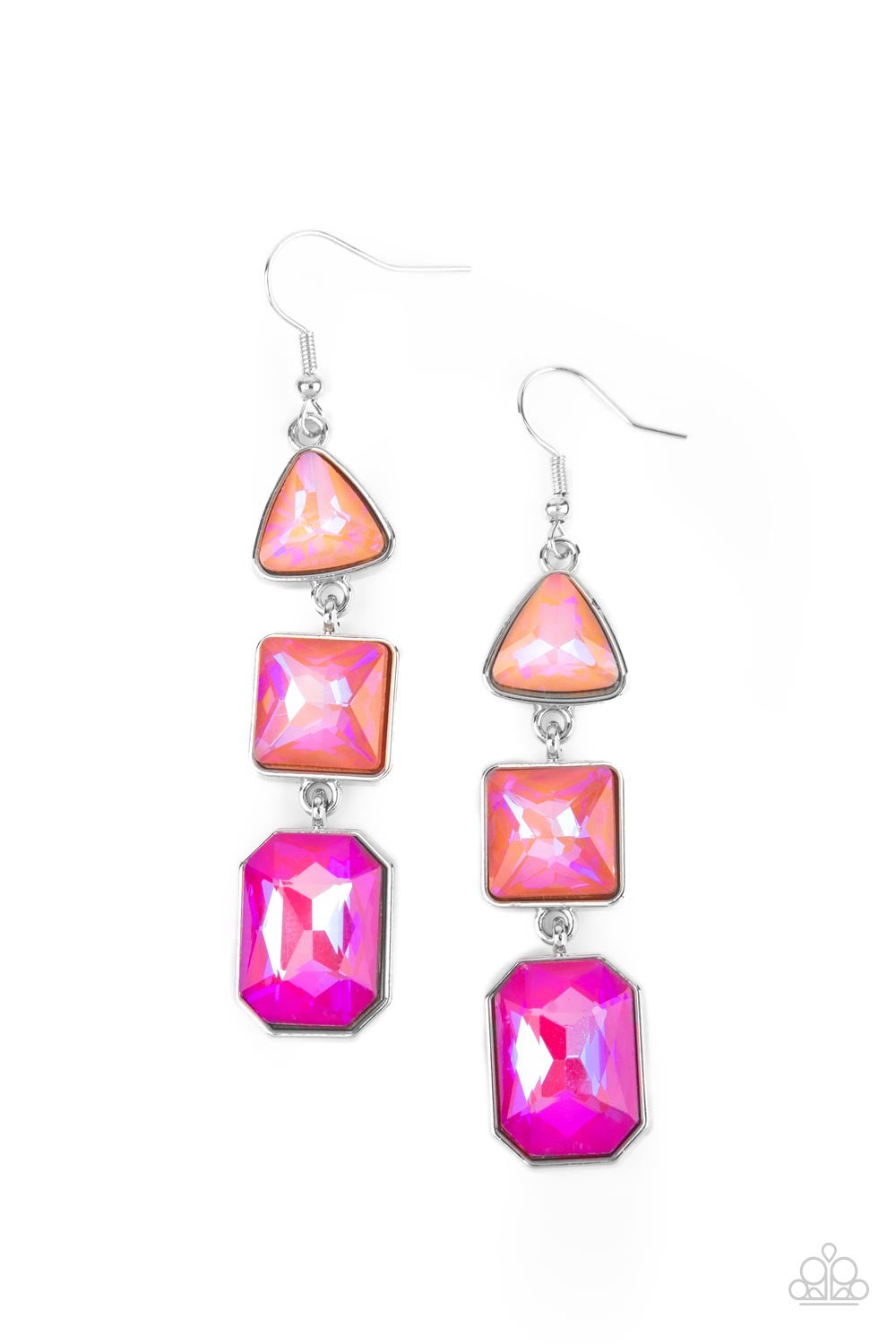 Paparazzi - Cosmic Culture - Pink Earrings