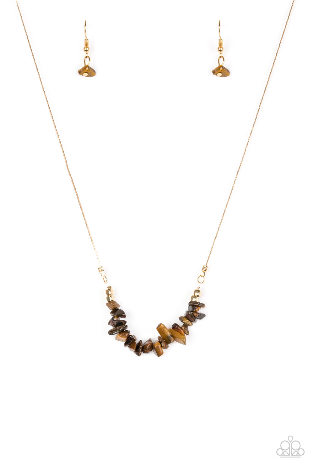 Paparazzi - Back To Nature - Brown Necklace