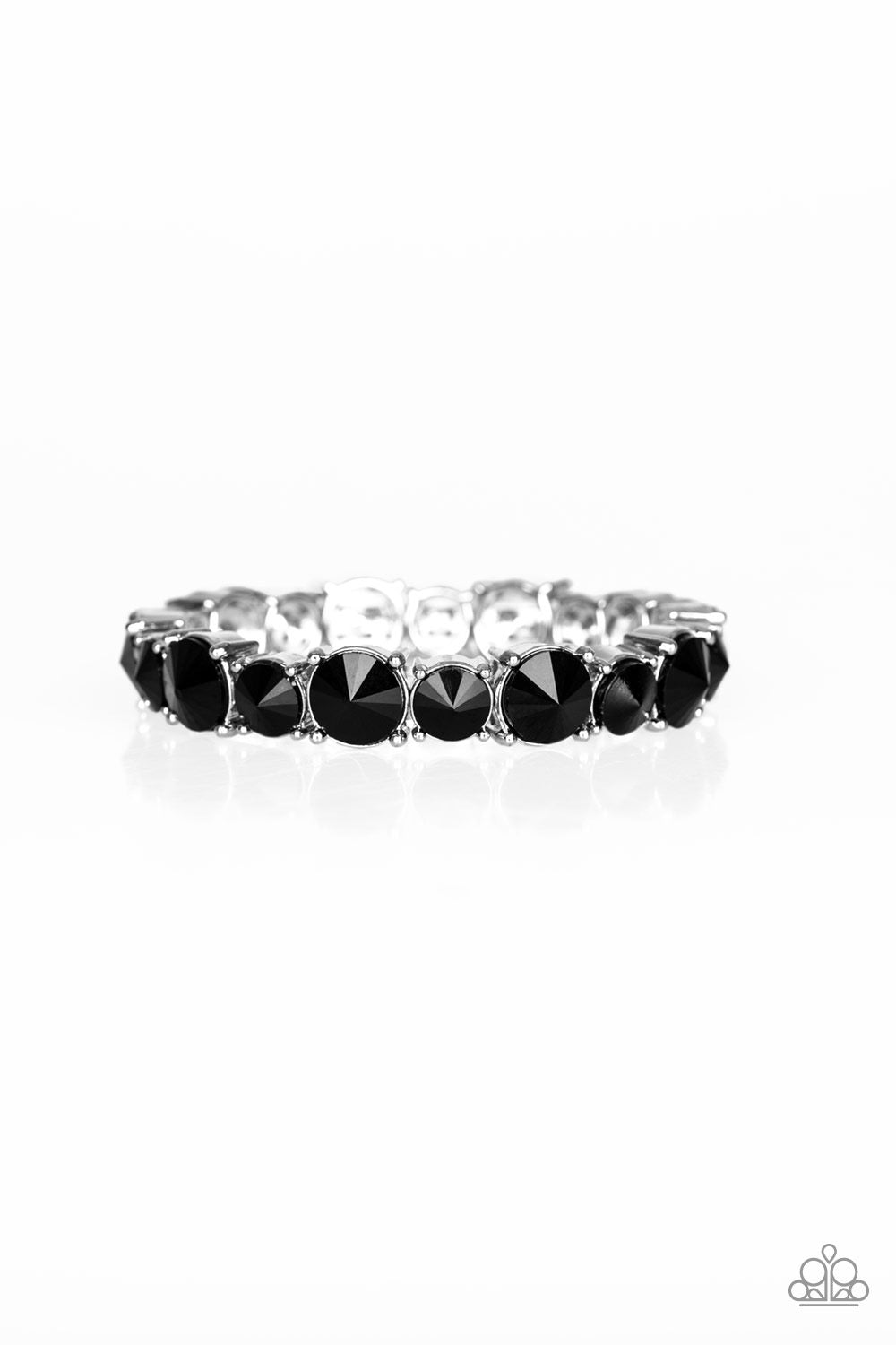 Paparazzi- Born To Bedazzle - Black Bracelet