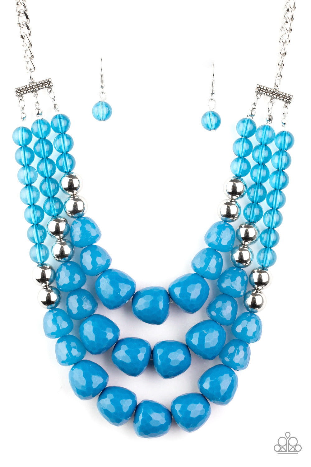 Paparazzi- Forbidden Fruit Blue Necklace