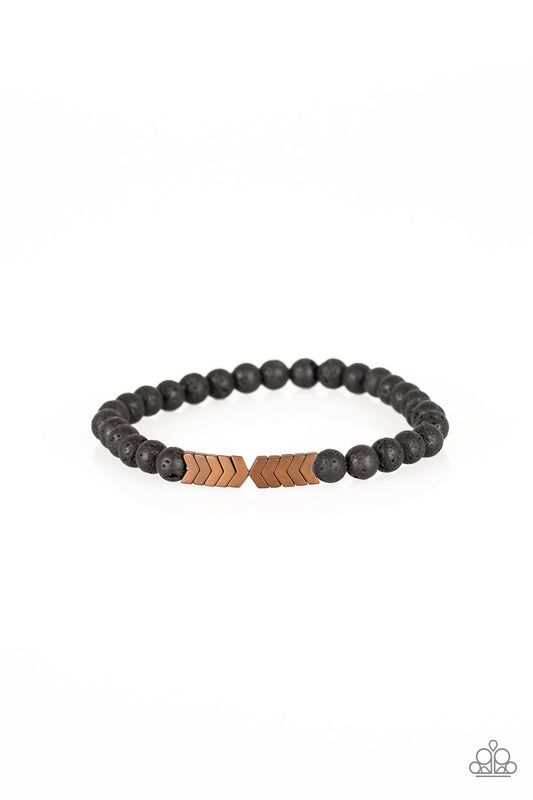 Paparazzi - Lost Arrow - Copper Urban Bracelet