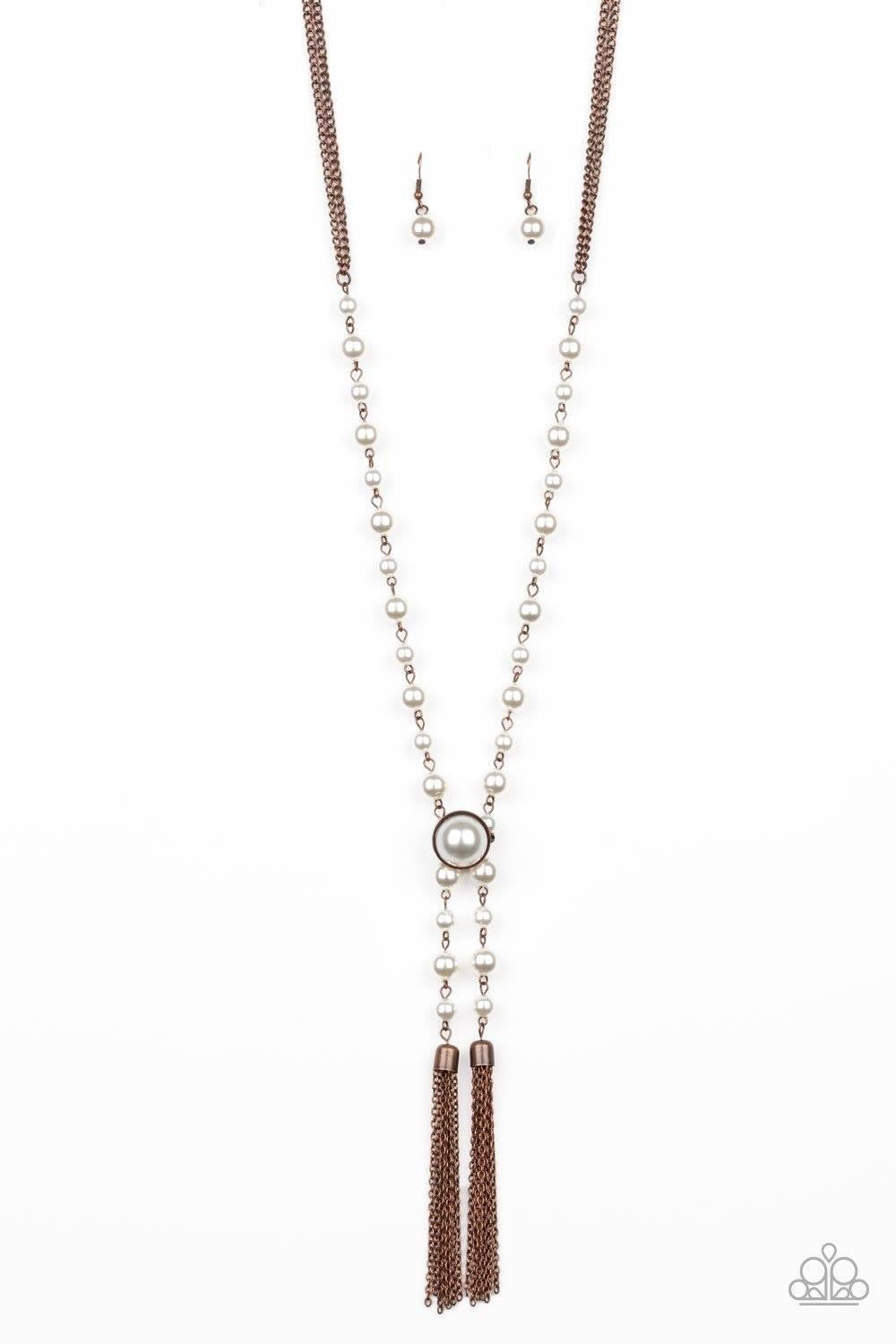 Paparazzi - Vintage Diva Copper Necklace