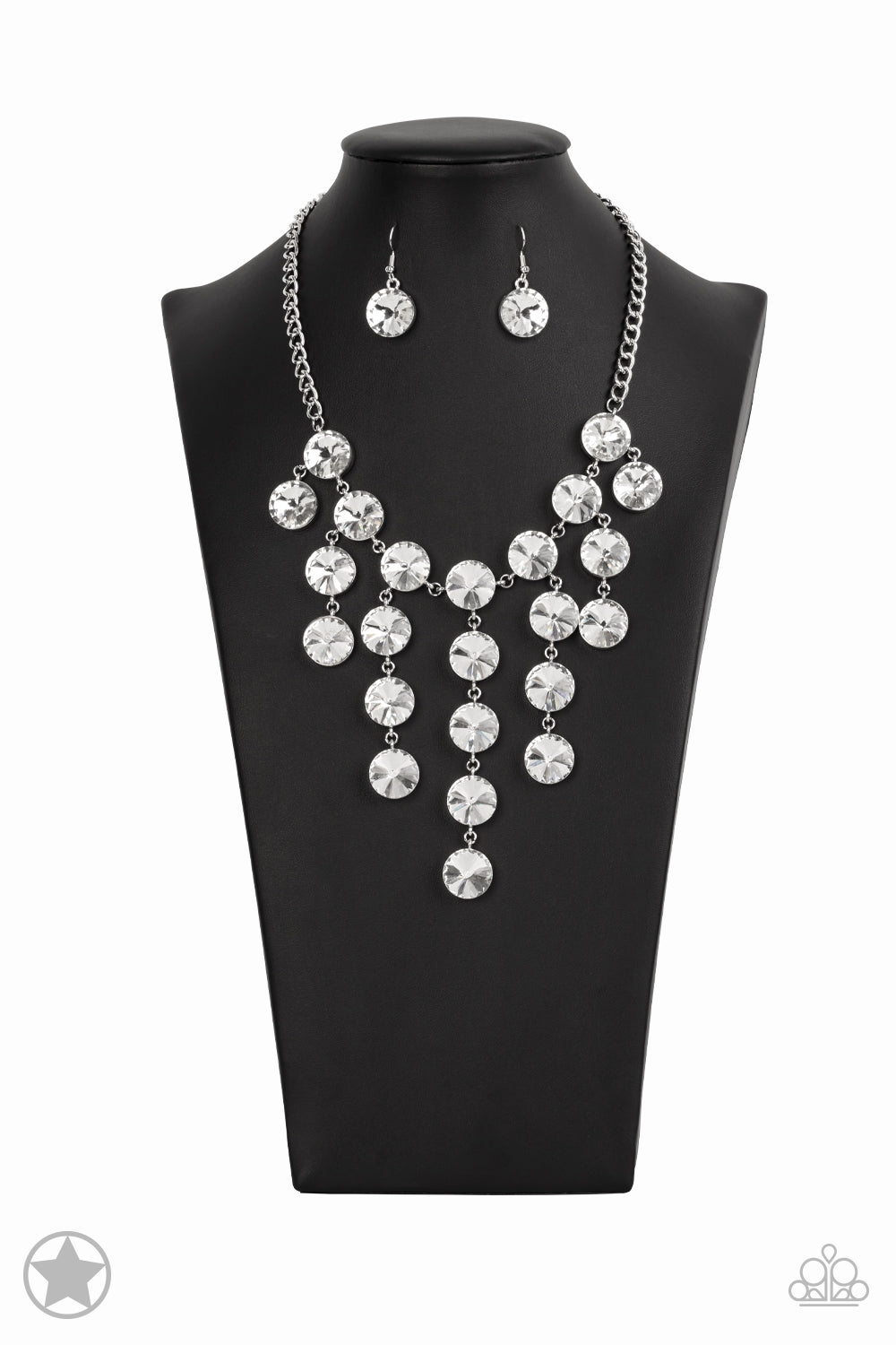 Paparazzi - Spotlight Stunner White Necklace