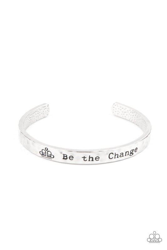 Paparazzi - Be The Change - Silver Bracelet