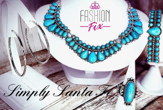 Paparazzi - Simply Santa Fe - Complete Trend Blend Fashion Fix Set - October 2020