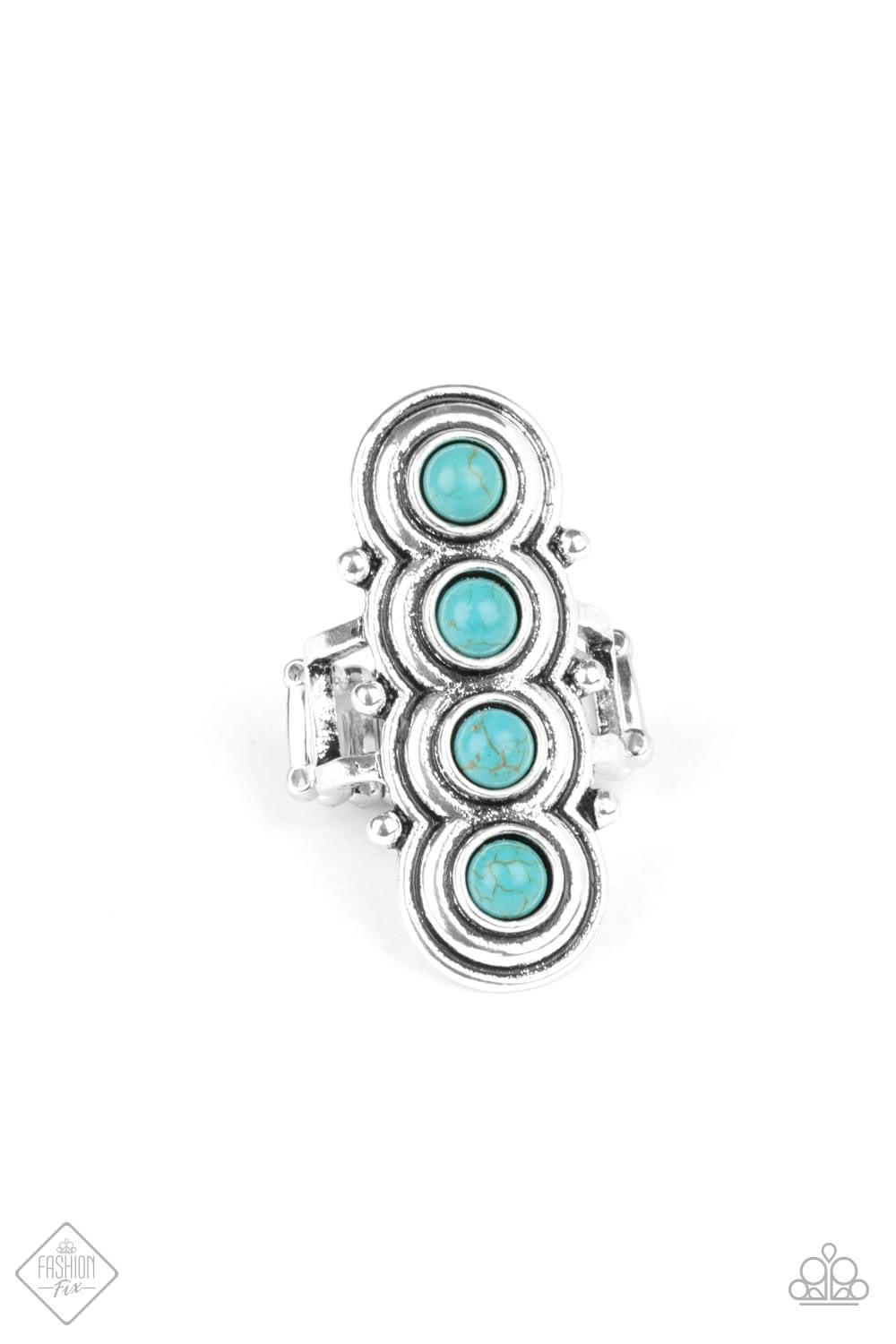 Paparazzi - Terra Trinket Blue Ring