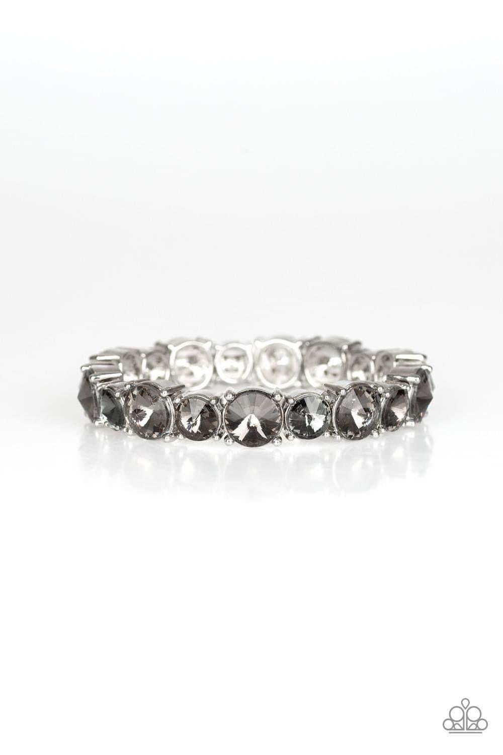 Paparazzi - Born to Bedazzle Silver Bracelet