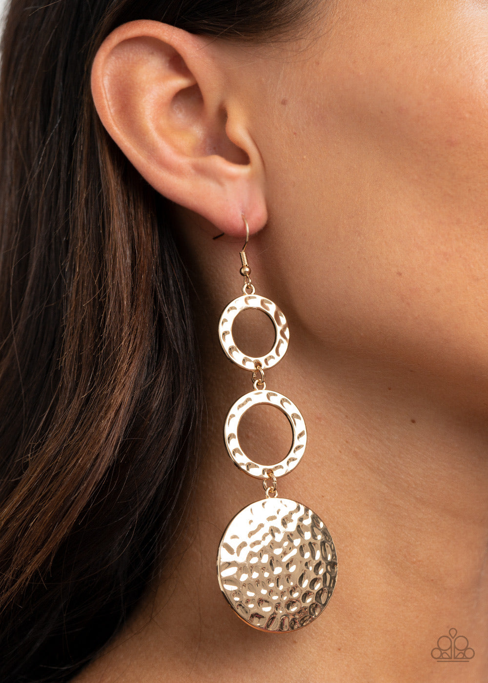 Paparazzi- Blooming Baubles - Gold Earrings