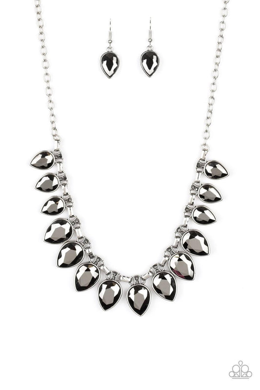 Paparazzi - Fearless is More Silver Necklace