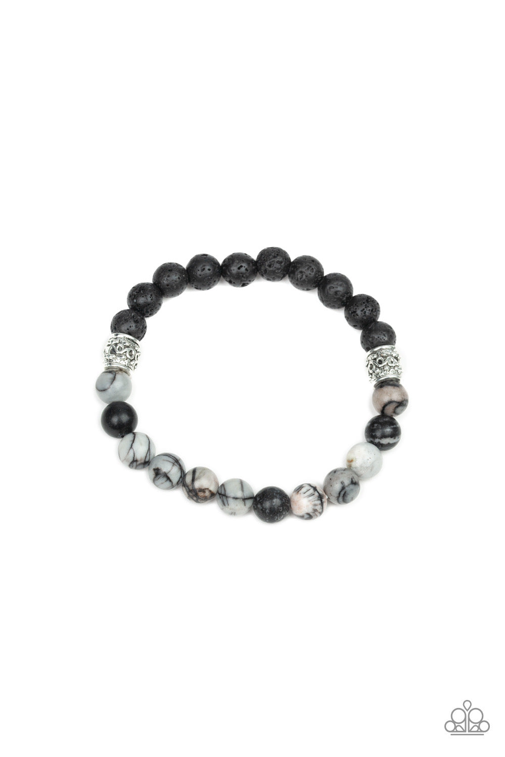 Paparazzi - Take It Easy - Black Urban Bracelet