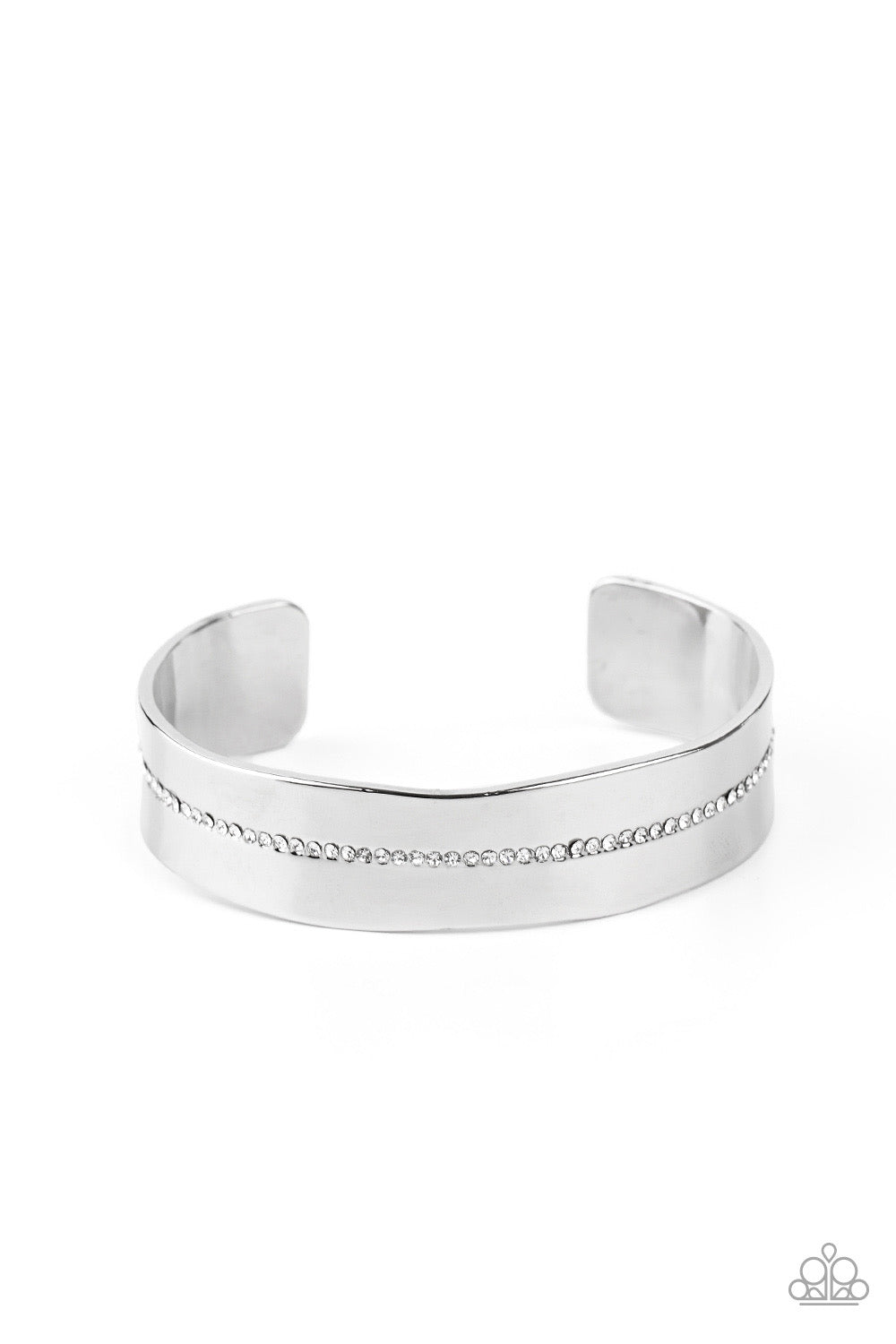 Paparazzi - Raw Razzle White Bracelet